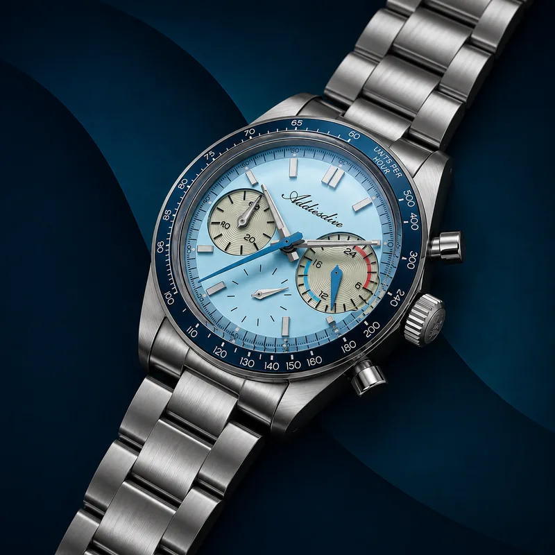 Addiesdive AD2539 dial azul claro